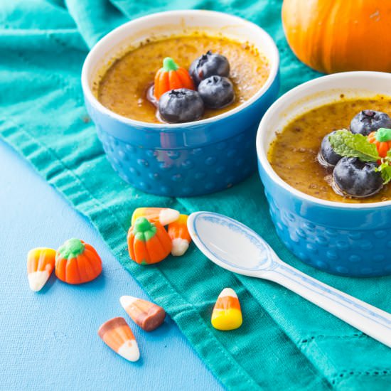 Paleo Pumpkin Creme Brulee - Recipe photo by yurielkaim