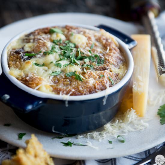 Cornbread Bread Pudding - Recipe photo by LoveAndGarnish