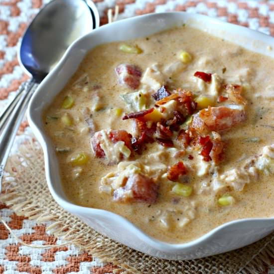 Bacon Chicken Corn Chowder - Recipe photo by thebelleofthekitchen