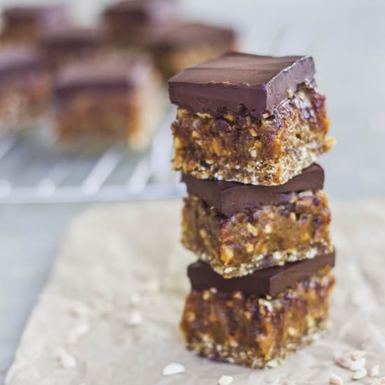 Healthy Snickers Slice - Recipe photo by Pheebs Foods