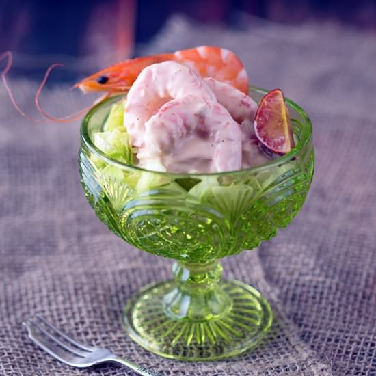 Classic Prawn/Shrimp Cocktail - Recipe photo by Belly Rumbles