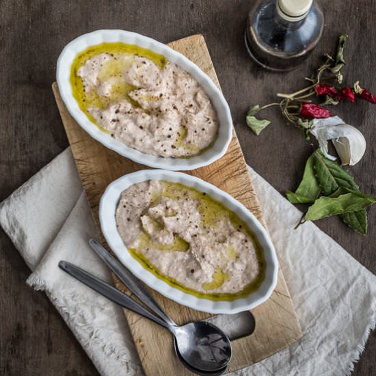 Hazelnut & Bay Leaf Hummus - Recipe photo by Food with a View