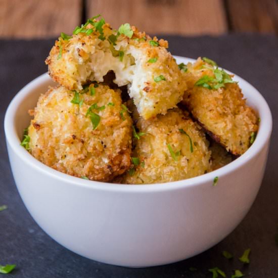 Cauliflower Arancini - Recipe photo by KitchenSanctuary