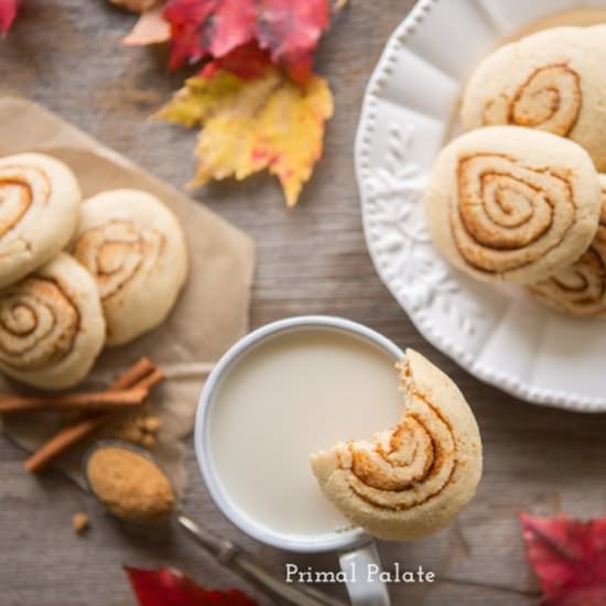 Cinnamon Swirl Cookies - Recipe photo by PrimalPalate