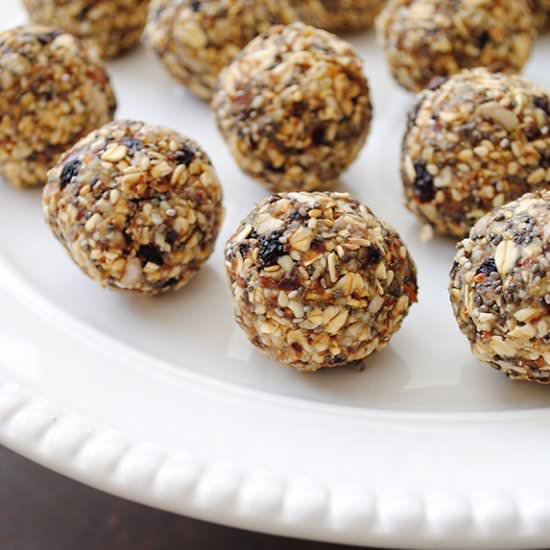 No-Bake Healthy Cookie Balls - Recipe photo by GarlicGirl