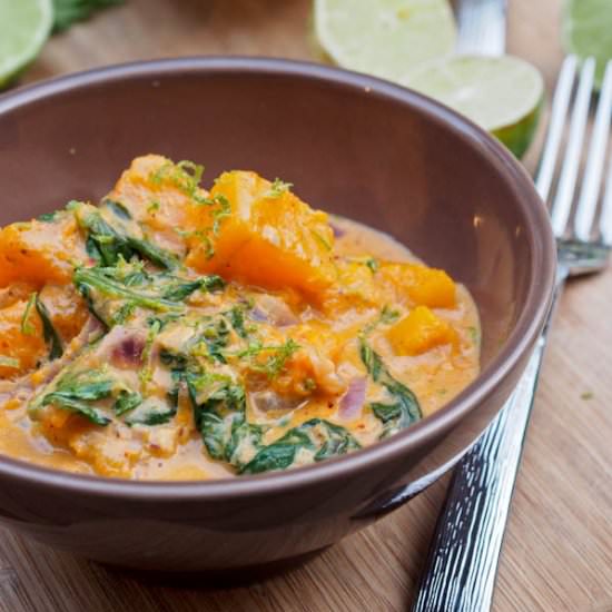 Vegan Butternut Squash Curry - Recipe photo by avocadopesto