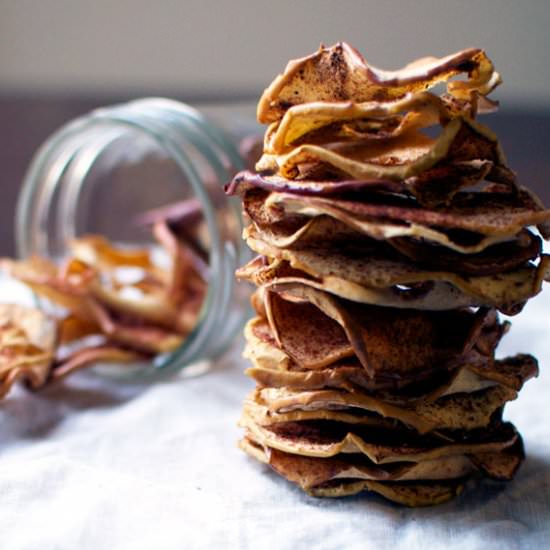 Autumn Spiced Apple Chips - Recipe photo by doublethyme