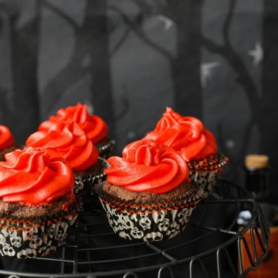 Red Devil Cupcakes - Recipe photo by boulderlocavore