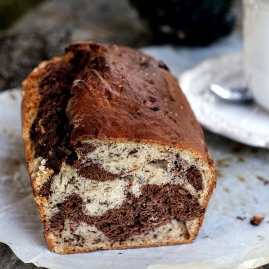 Chocolate marble banana bread - Recipe photo by Moj kulinarny pamietnik