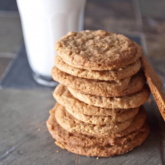 Egg-less Peanut Butter Cookies - Recipe photo by servedfromscratch