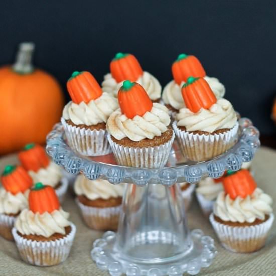 Pumpkin Carrot Cupcakes - Recipe photo by bakerita