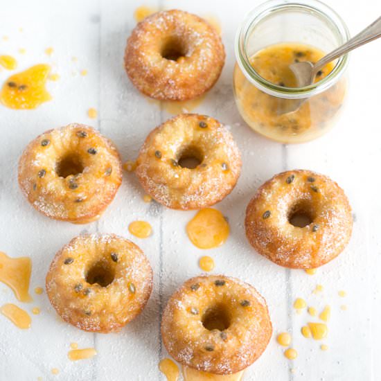Gluten Free Passionfruit Cakes - Recipe photo by theluminouskitchen