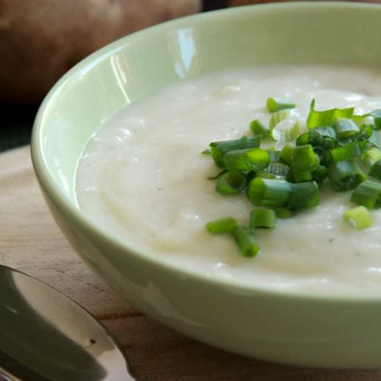 Easy Crockpot Potato Soup - Recipe photo by veggiebalance