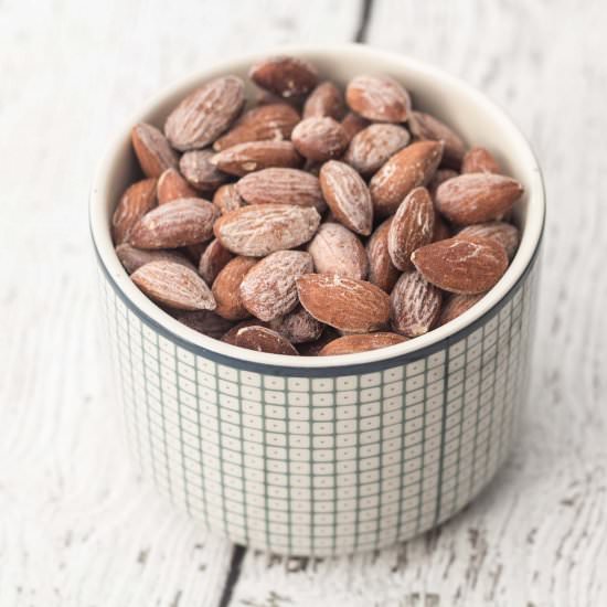 Salted Almonds - Recipe photo by Louisesmadblog