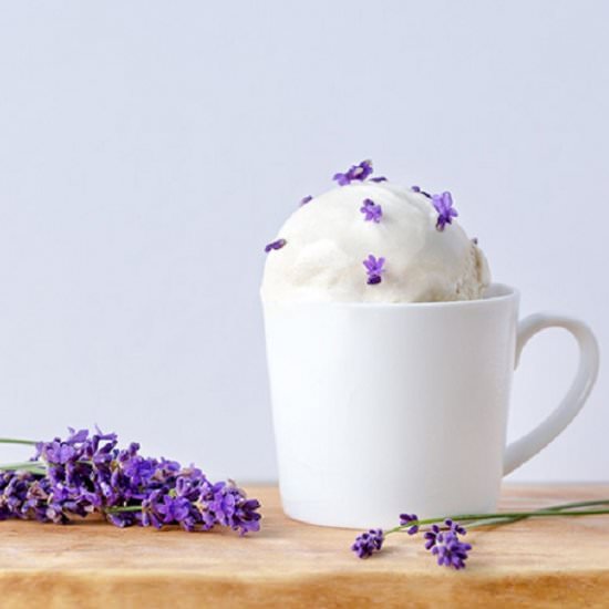 Lavender Earl Grey Ice Cream - Recipe photo by TealeavesCo