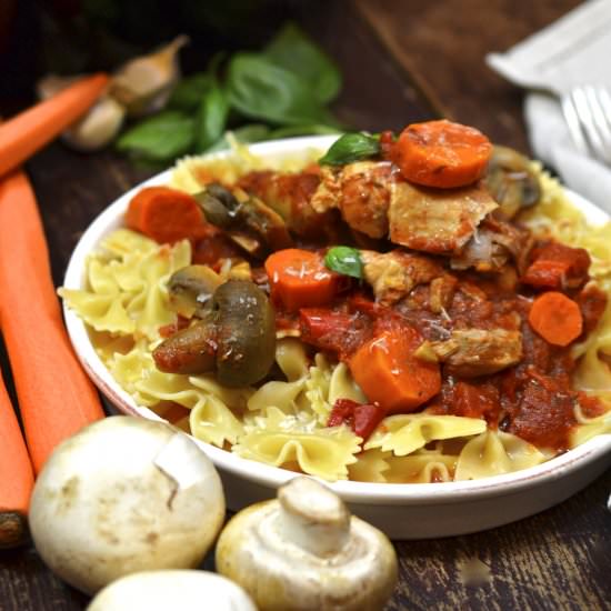 Slow Cooked Rustic Italian Chicken - Recipe photo by Ciao Chow Bambina