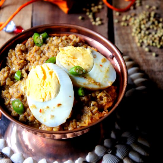 Egg and Lentil Curry - Recipe photo by Priyadarshini Chatterjee