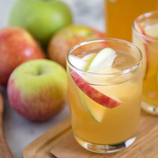 Apple Cider Sangria - Recipe photo by the little epicurean