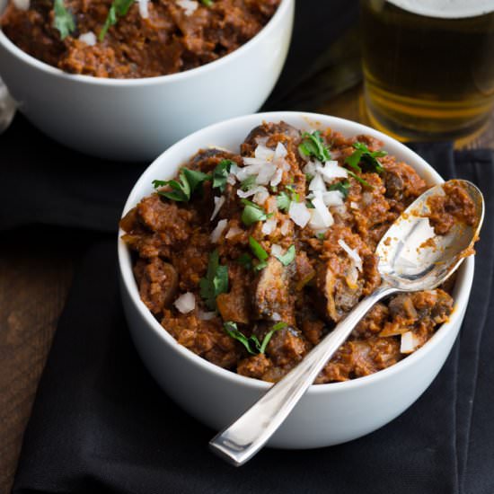 ultimate vegan chili - Recipe photo by 40aprons