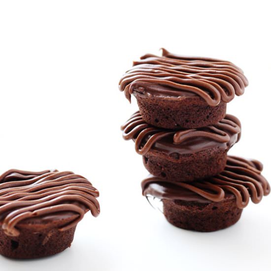 Chocolate Mascarpone Brownie Bites - Recipe photo by midweekminimalist