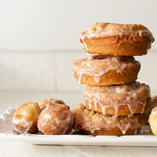 Old Fashioned Sour Cream Doughnuts - Recipe photo by fmitk