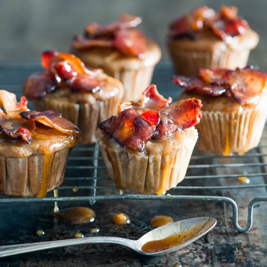Killer Maple Bacon Apple Muffins - Recipe photo by White On Rice Couple
