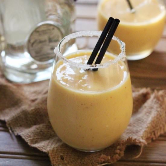 Frozen Mango Coconut Margaritas - Recipe photo by thetastybite