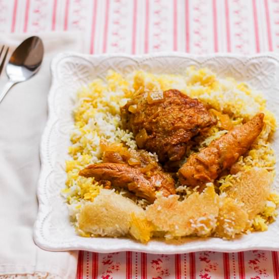 Chicken and Rice (Morgh Polo) - Recipe photo by Honest and Tasty