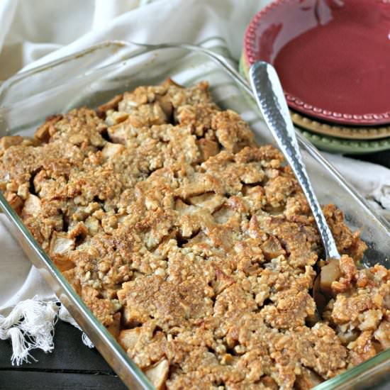 Grain Free Apple & Cranberry Crisp - Recipe photo by EverydayMaven