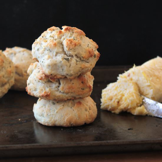 Squash Butter with Rosemary Biscuit - Recipe photo by food nasty