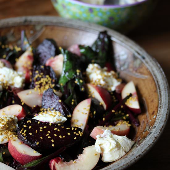Roast Beetroot with Labneh - Recipe photo by Bangers and Mash