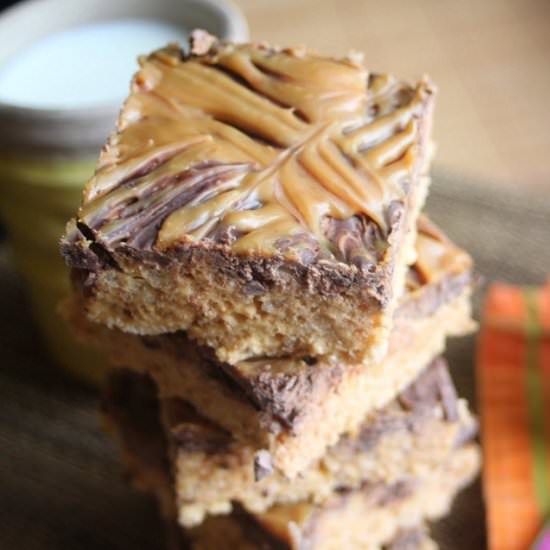 Dulce de Leche Rice Krispie Treats - Recipe photo by aprilameila