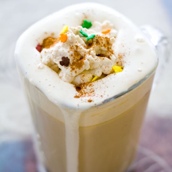 Homemade Pumpkin Spice Latte - Recipe photo by a latte food