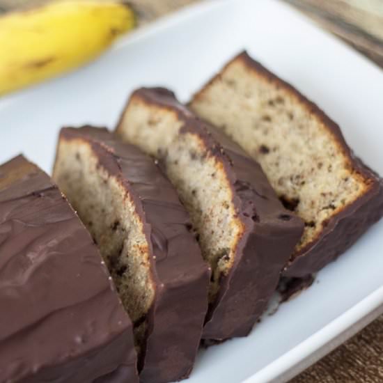 Banana Cake with Chocolate - Recipe photo by Louisesmadblog
