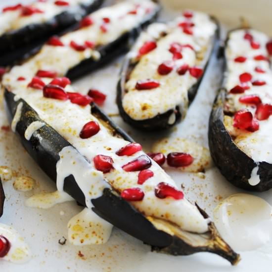 Grilled Eggplant - Recipe photo by gingerinthebasement