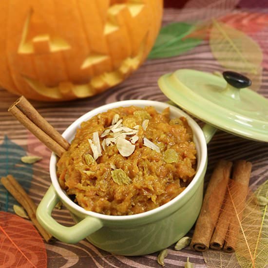 Squash and Carrot Halwa - Recipe photo by veganlovlie