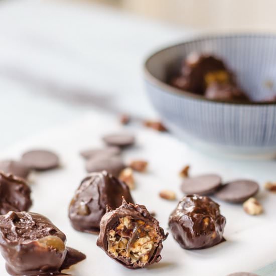 Pecan Pie Truffles - Recipe photo by savedbythekale