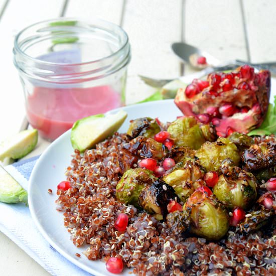 Sesame Brussels Sprouts - Recipe photo by How big are the small things