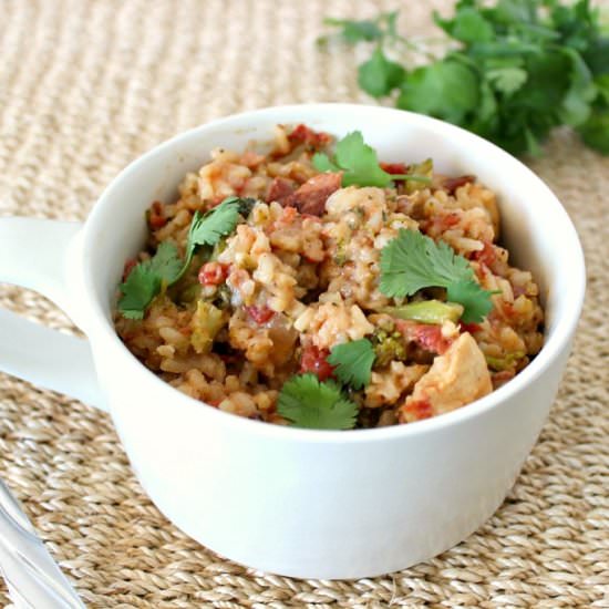 Cheesy Chicken Broccoli Rice - Recipe photo by mykitchencraze
