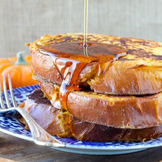 Pumpkin Spice French Toast - Recipe photo by ChefLindseyFarr