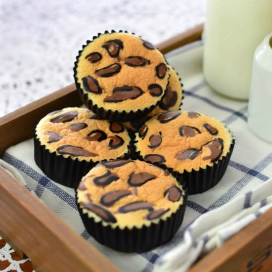 Leopard Print Orange Cupcakes - Recipe photo by throughthekitchendoor
