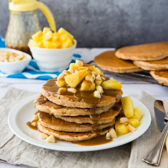 Vegan Pineapple Pancakes & Caramel - Recipe photo by 84thand3rd