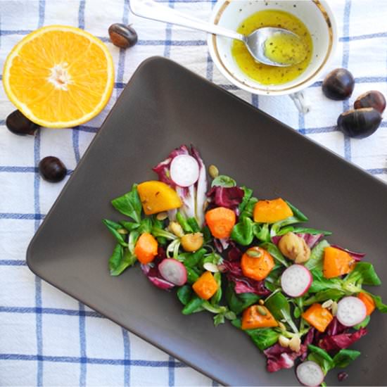 Autumn Chestnut Salad - Recipe photo by tilli.ruzmarin