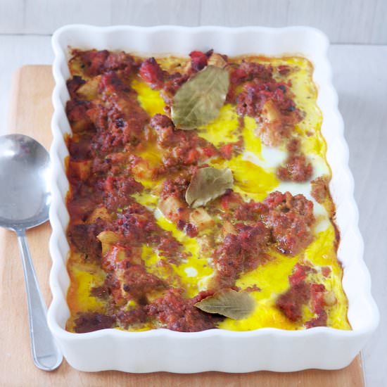 Bobotie - Recipe photo by Andrea Janssen