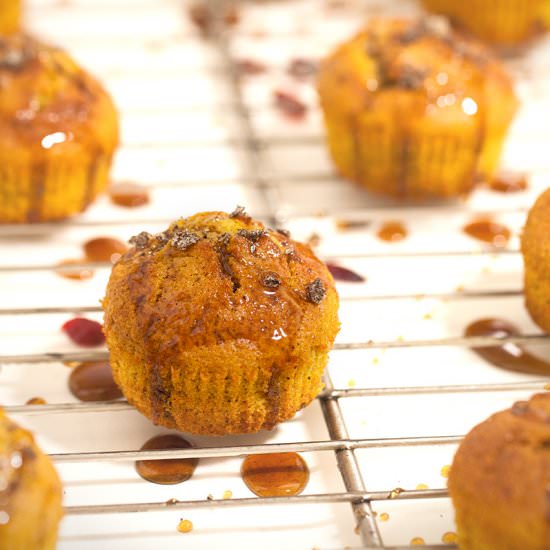 Cranberry Pumpkin Muffins - Recipe photo by elenianag