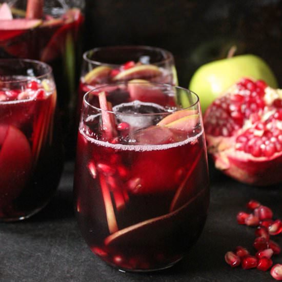 Autumn Sangria - Recipe photo by domesticateme