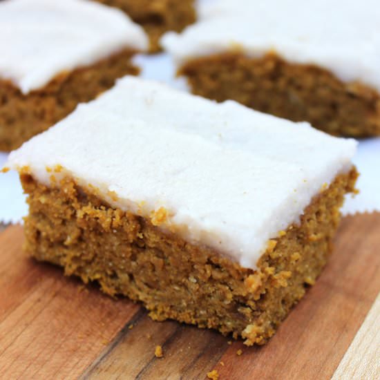 Pumpkin Bars - Recipe photo by purelytwins