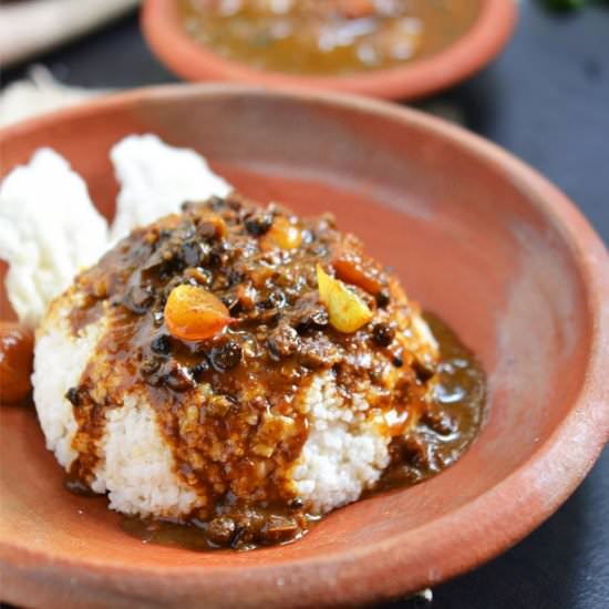 Manathakkali Vatha Kuzhambu - Recipe photo by Indian Khana