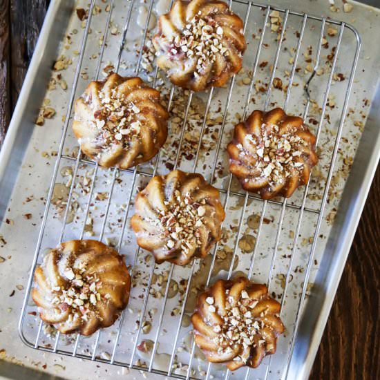 Fig Cakes with Vanilla Glaze - Recipe photo by Kitchen Konfidence