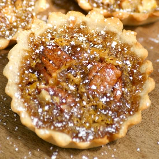 Healthier Mini Pecan Pies - Recipe photo by SouthernInLaw